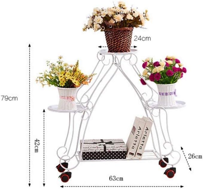 ヨーロピアンスタイルのフラワースタンド（現状品） 植物スタンドヨーロピアンスタイルのフラワースタンド、多階建ての鉄製